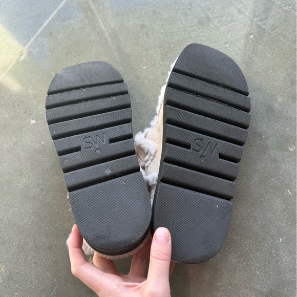 Stuart Whitman Zoe Lift Chill Suede Fur Sandals - Picture 7 of 11